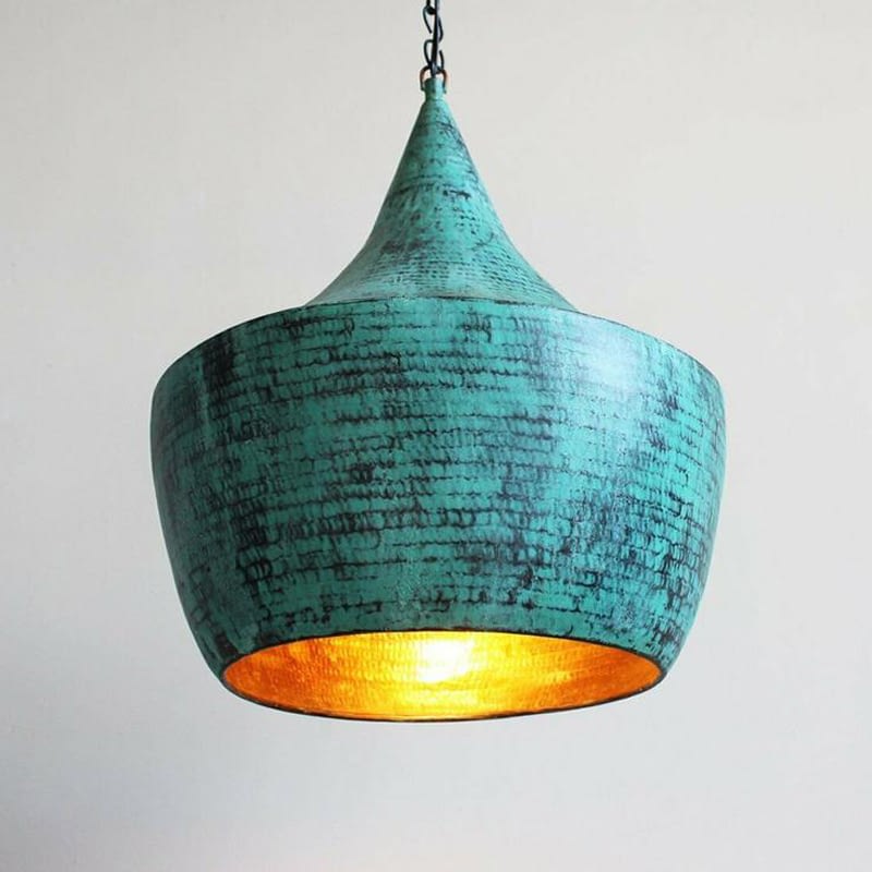 Hammered Copper Lamp Shade - Need help with this hammered copper lamp ...